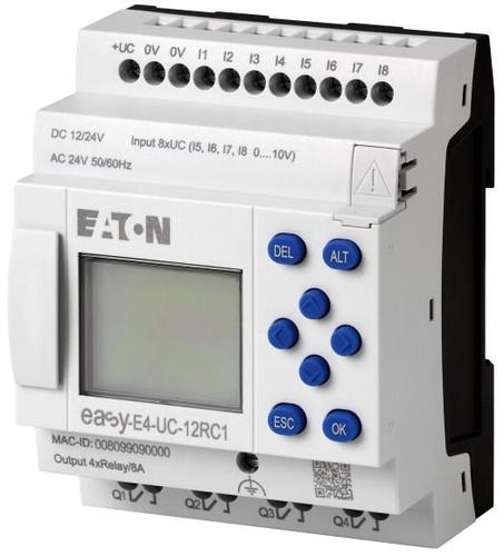 Przekaźnik programowalny easyE4 12-24VDC 24VAC 8DI(4AI) 197211 Eaton