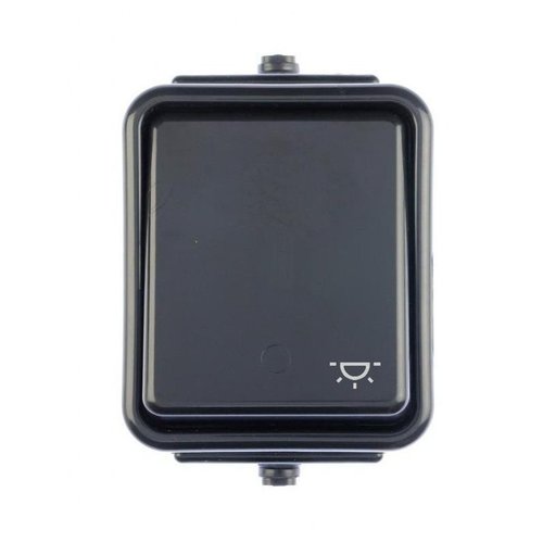 Przycisk "światło" czarny IP44 Cedar WNT102C05 Schneider Electric