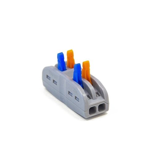Szybkozłączka przelotowa 2x2x0,8-4mm2 Drok