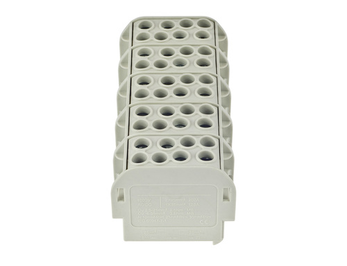LISTWA ZACISKOWA PIĘCIOPOLOWA ZGX 5x(1x35/2x25) MM2 (SZARA)-INCOBEX