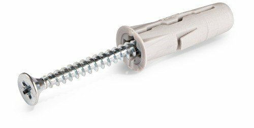 Kołek uniwersalny UNO 10 mm z wkrętem 60 mm opakowanie kartonowe 100 szt.