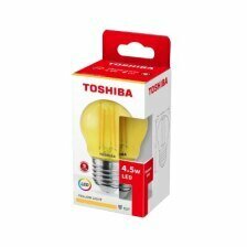 Żarówka LED FILAMENT (YELLOW) G45 E27 4.5W TOSHIBA