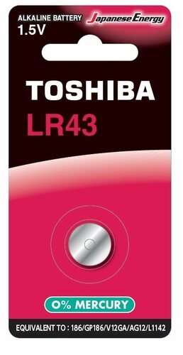Bateria Alkaliczne SPECIAL LR43  Blister 1 szt. TOSHIBA
