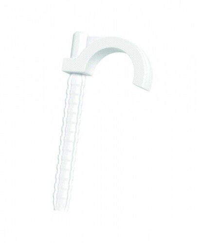 Uchwyt kablowy, hakowy pojedynczy HP-1 BIAŁY /50 szt./ M20392 Eco Light