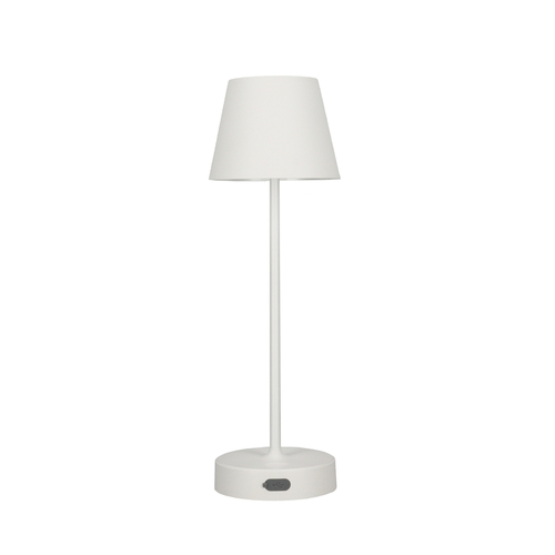 Lampka stołowa NELI, 2,7W LED, biała, z akumulatorem 2200mAh, IP54, barwa ciepła, 200lm, 33cm, EDO777642 EDO Solutions
