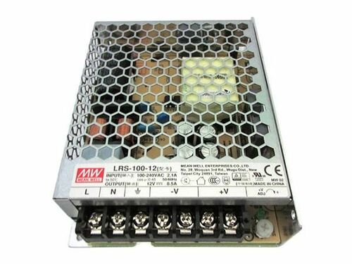 Zasilacz impulsowy siatkowy MEAN WELL 100W 24V 4,5A LRS-100-24