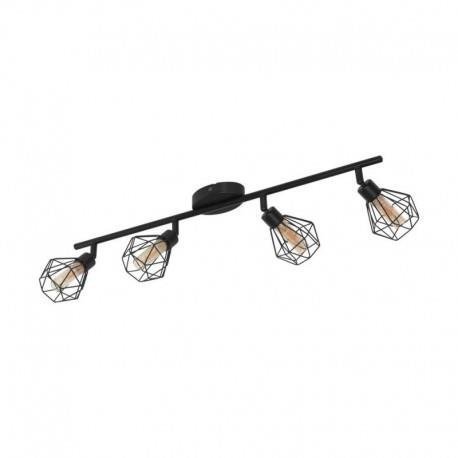 Lampa natynkowa ZAPATA 1 czarna, bursztynowa 4x 3W 3000K G9/LED  32767 Eglo