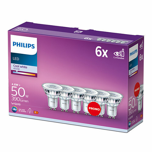 Zestaw 6x żarówka LED Classic 50W GU10 CW 36D ND 6CT/4