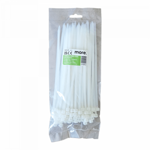 Opaska Kablowa OK-46200W 4.6x200mm BIAŁA /100szt./ M20134 Eco Light