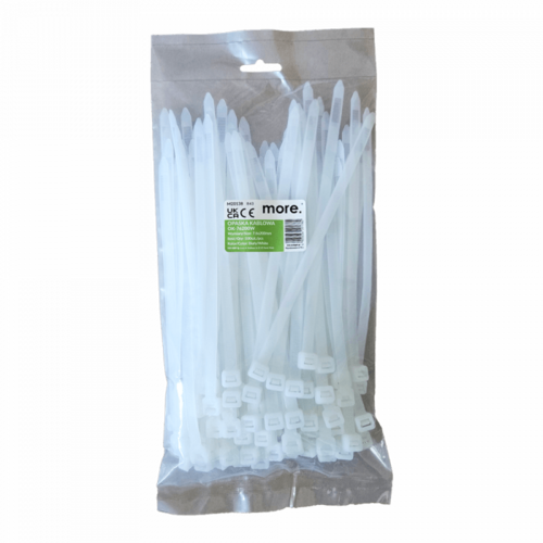Opaska Kablowa OK-76200W 7.6x200mm BIAŁA /100szt./ M20138 Eco Light