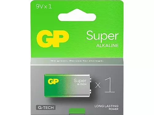 Bateria alkaliczna Super 9V/6LR61; 9,0V (1 sztuka)