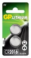 Litowa bateria guzikowa; 3,0V (2 sztuki) CR2016-2CPU2