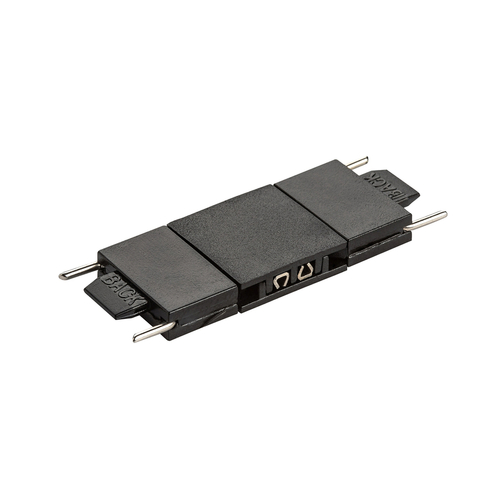 Element łączący szynoprzewody LiTrack Connect+ czarny DC 24V