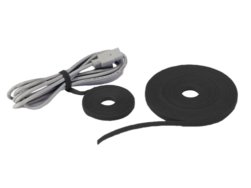 Opaska rzepowa do kabli szer. 9mm długość 5m czarna ALANTEC