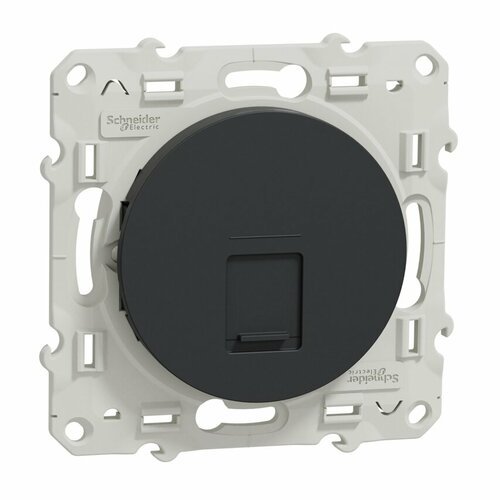 Gniazdo komputerowe RJ45 kat.5 UTP antracyt Odace