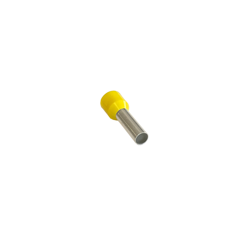Tulejka izolowana 6x12 żółta 00610 (opak. 100 szt.)