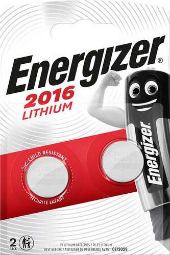 Bateria specjalistyczna litowa CR2016 Energizer 3V (blister 2szt)