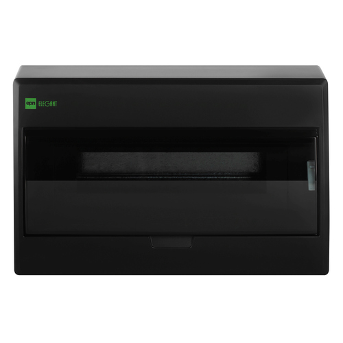 Rozdzielnica ELEGANT 1x12 PE+N natynkowa czarna IP40 Elektro-Plast Nasielsk