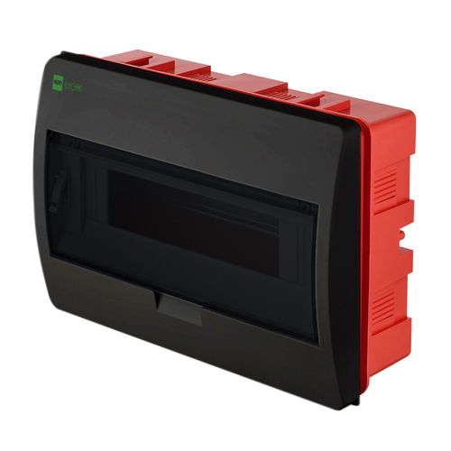 Rozdzielnica ELEGANT 1x12 PE+N podtynkowa czarna IP40 Elektro-Plast Nasielsk
