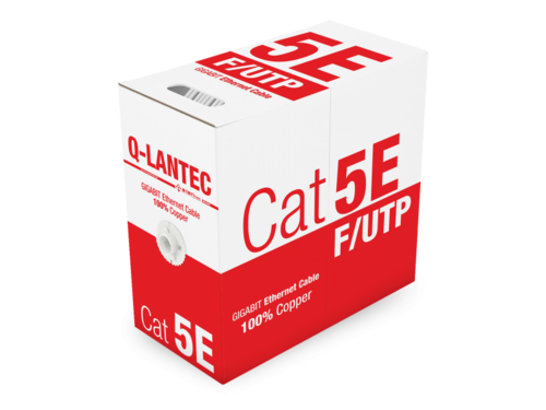 Kabel FTP kat.5e PVC 4PR Eca 305m Q-LANTEC - 10 lat gwarancji