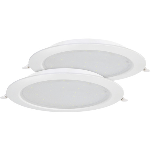 Oprawa LED wpuszczana AURA PRIZMA dwupak 2x18W biała 4200K  | 425.001.018 | HOROZ