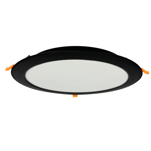 Oprawa podtynkowa downlight LED ALEXIS 30W 3000lm IP20 CCT okrągła czarna | HOROZ