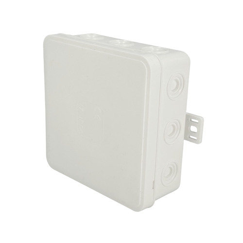 Puszka elastyczna natynkowa 100x100x41mm IP54 12 wlotów klik z osłabieniami biała V7 EDO777917 EDO Technic