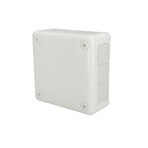 Puszka natynkowa 98x98x42mm IP55 12 wlotów dławiki gumowe biała VP-41 EDO777925 EDO Technic