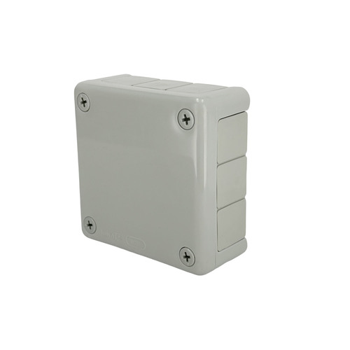 Puszka natynkowa 98x98x42mm IP55 12 wlotów dławiki gumowe szara VP-41 EDO777927 EDO Technic