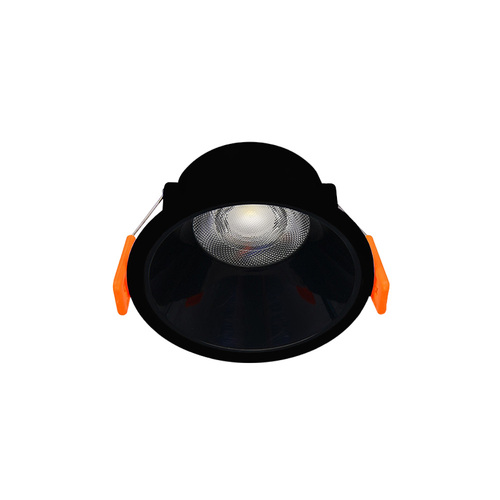 Oprawa sufitowa podtynkowa LED 6W 480lm 6400K okrągła czarna AMARA HOROZ
