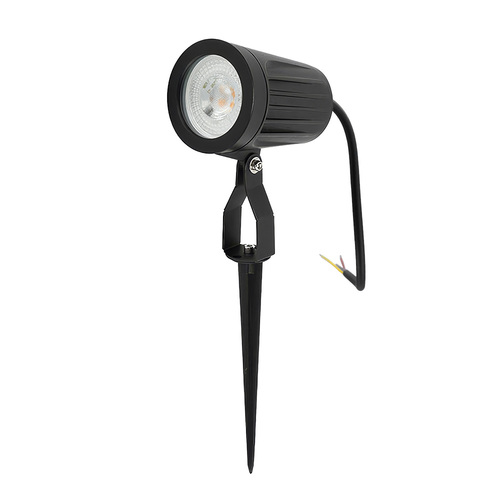 Reflektor ogrodowy wbijany GU10 IP65 czarny aluminium OPTIC-G HOROZ