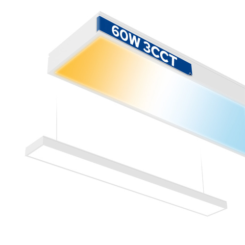 Oprawa liniowa LED 60W 3CCT 4800lm 118cm FORTIS biała natynkowa/wisząca HOROZ