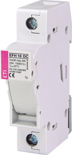 Modułowa podstawa bezpiecznikowa EFH 10 DC 1p 002540201 ETI