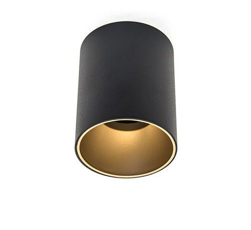Lampa natynkowa tuba SPOT EYE TONE GU10 czarny złoty 8931 Nowodvorski