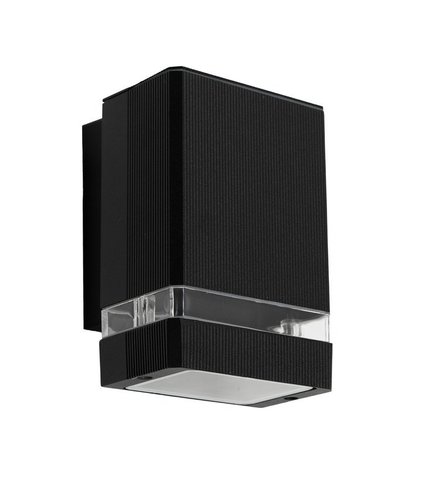 Lampa ogrodowa kinkiet elewacyjny PANAM SOL BLACK GU10 czarny IP44 EDO777367 EDO Garden Line