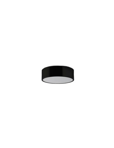 Plafon LED Aba 400 okrągły 23W 2619lm czarny Cleoni