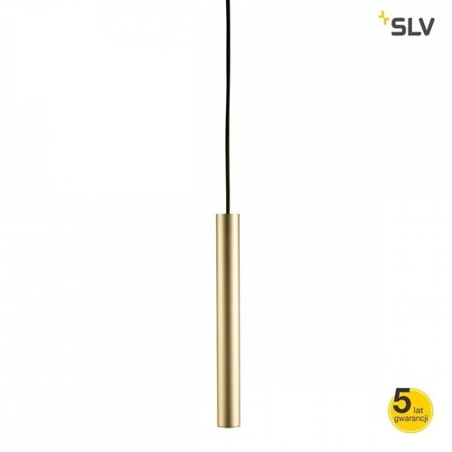Lampa wisząca FITU E27 tuba złoty Spotline