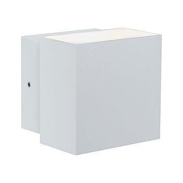 Kinkiet zewnętrzny Cybo LED kwadratowy biały ruchomy 2x3W 2700K 213lm IP65 Paulmann