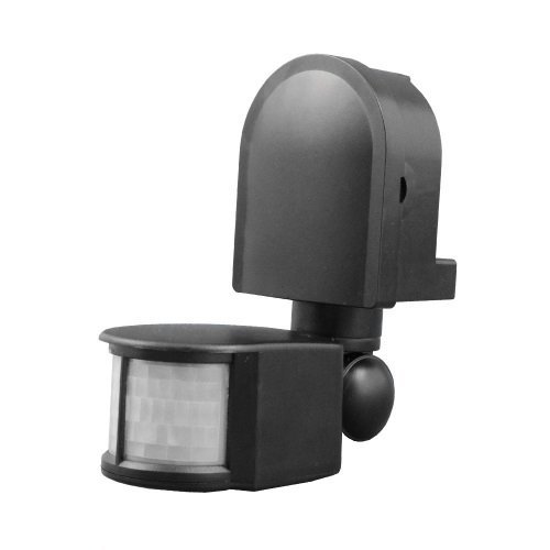 Czujnik ruchu PIR 1200W 180° czarny IP44 Bemko