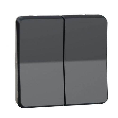Mechanizm łącznika schodowego podwójnego IP55 antracyt Mureva Schneider MUR35019