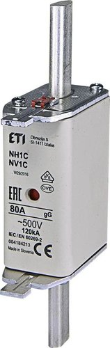 Wkładka bezpiecznikowa KOMBI NH1C gG 80A/500V ETI
