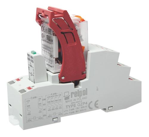 Przekaźnik interfejsowy PUSH-IN 4P 24V 7A 24V DC 864842 Relpol