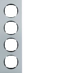 R.8 Ramka 4-krotna, aluminium Berker