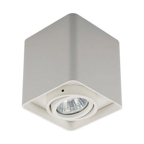 Lampa sufitowa punktowa Spot biały kwadrat zaokrąglony 10cm 1xGU10 Zuma Line Quadry Sl 1 Spot 20039-WH