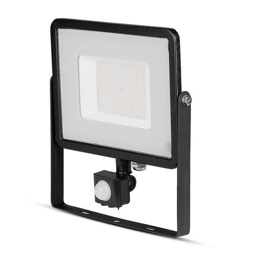 Naświetlacz LED z czujnikiem ruchu 50W 4000K 4000lm by Samsung LED VT-50-S-B 470 V-TAC