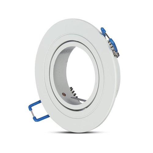 Oprawa podtynkowa GU10 FITTING okrągła biała V-TAC