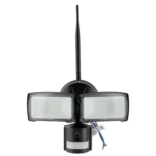 Naświetlacz LED z czujnikiem ruchu i kamerą WiFi 18W 6000K zimna 600lm IP20 V-TAC 5917