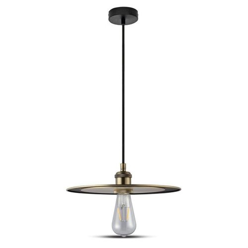 Lampa wisząca złota talerzyk 30cm E27 Metal Plate-Rose Gold VT-7777-RG 3751 V-TAC