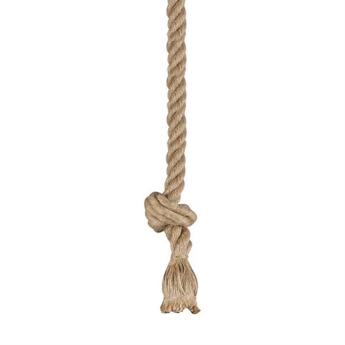 Lampa wisząca sznur lina E27 prosta minimalistyczna industrialna Pendant-Hemp Rope VT-7118 3754 V-TAC