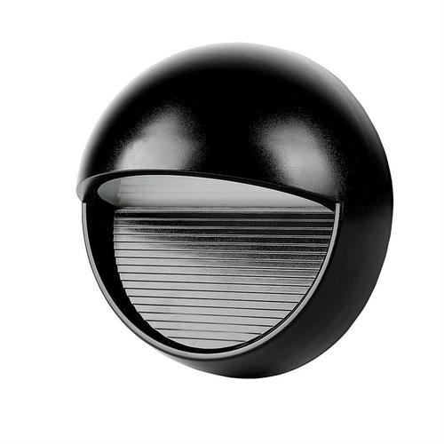 Oprawa schodowa LED natynkowa 3W IP65 okrągły czarny 3000K Step Light-Round IP65 VT-1182-B 1404 V-TAC